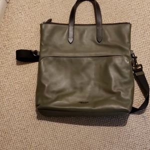 Like new Coach fold over travel bag